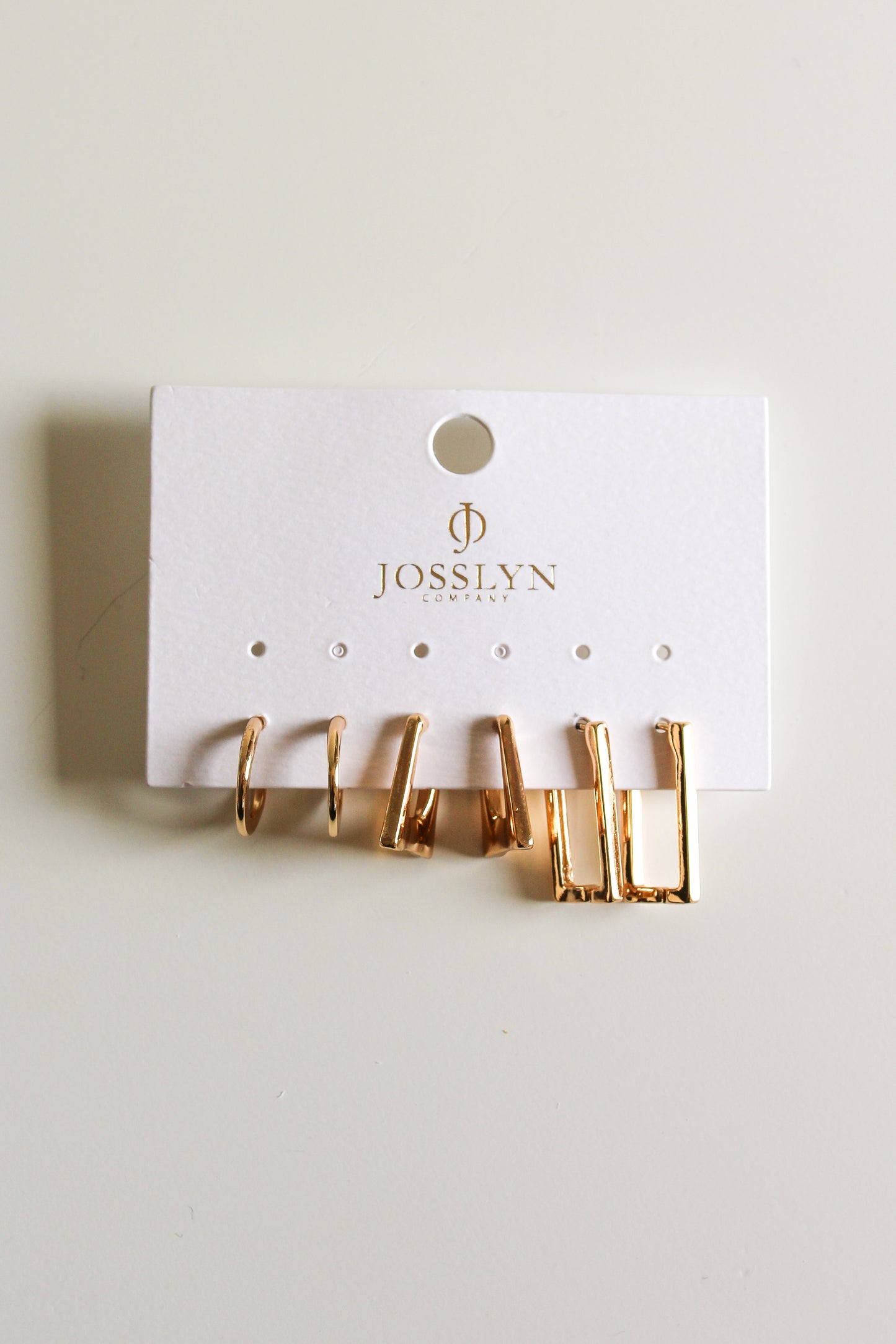 Geo Mini Hoop Earring Set