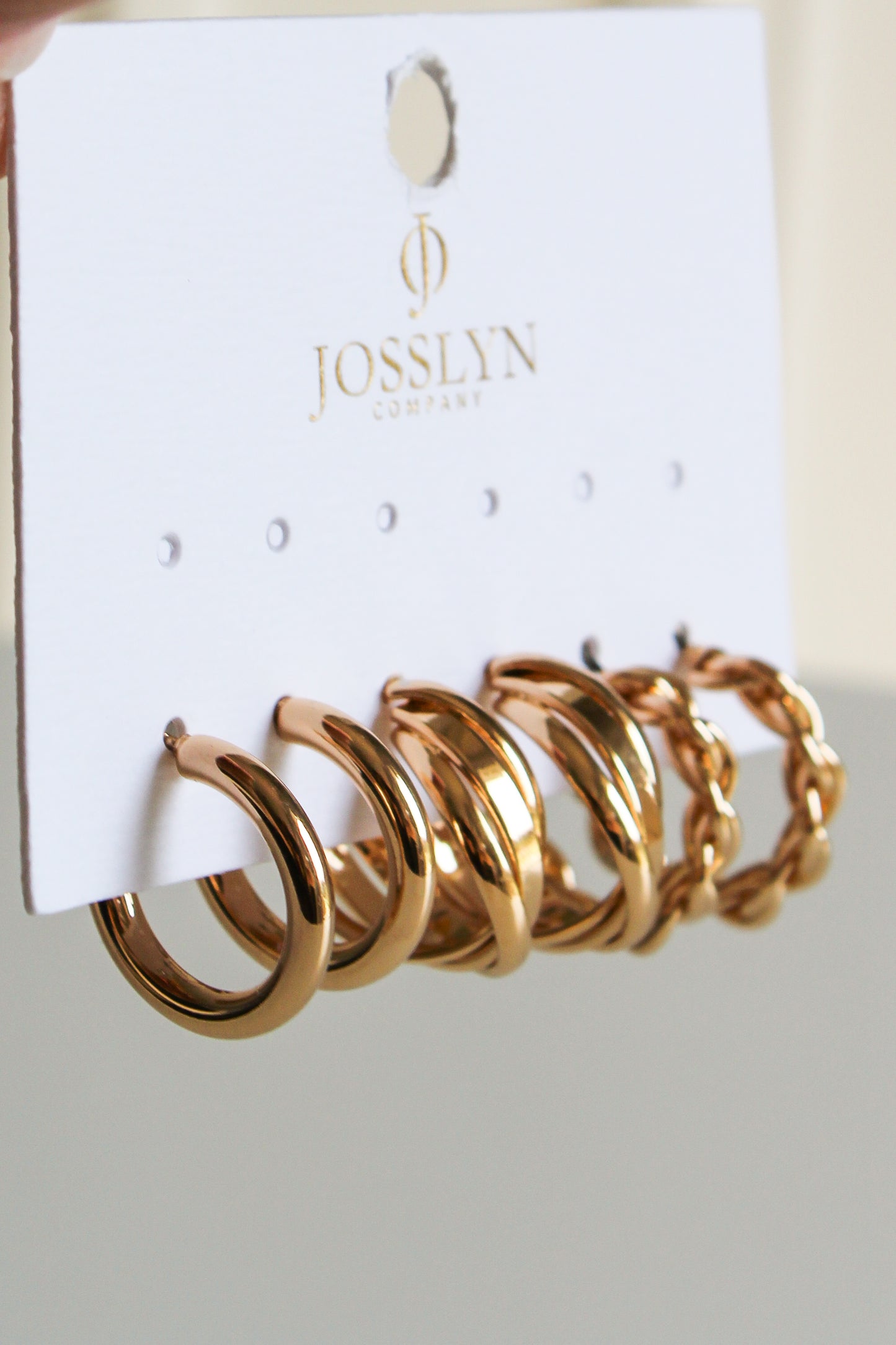 Tara Twisted Hoop Earring Set