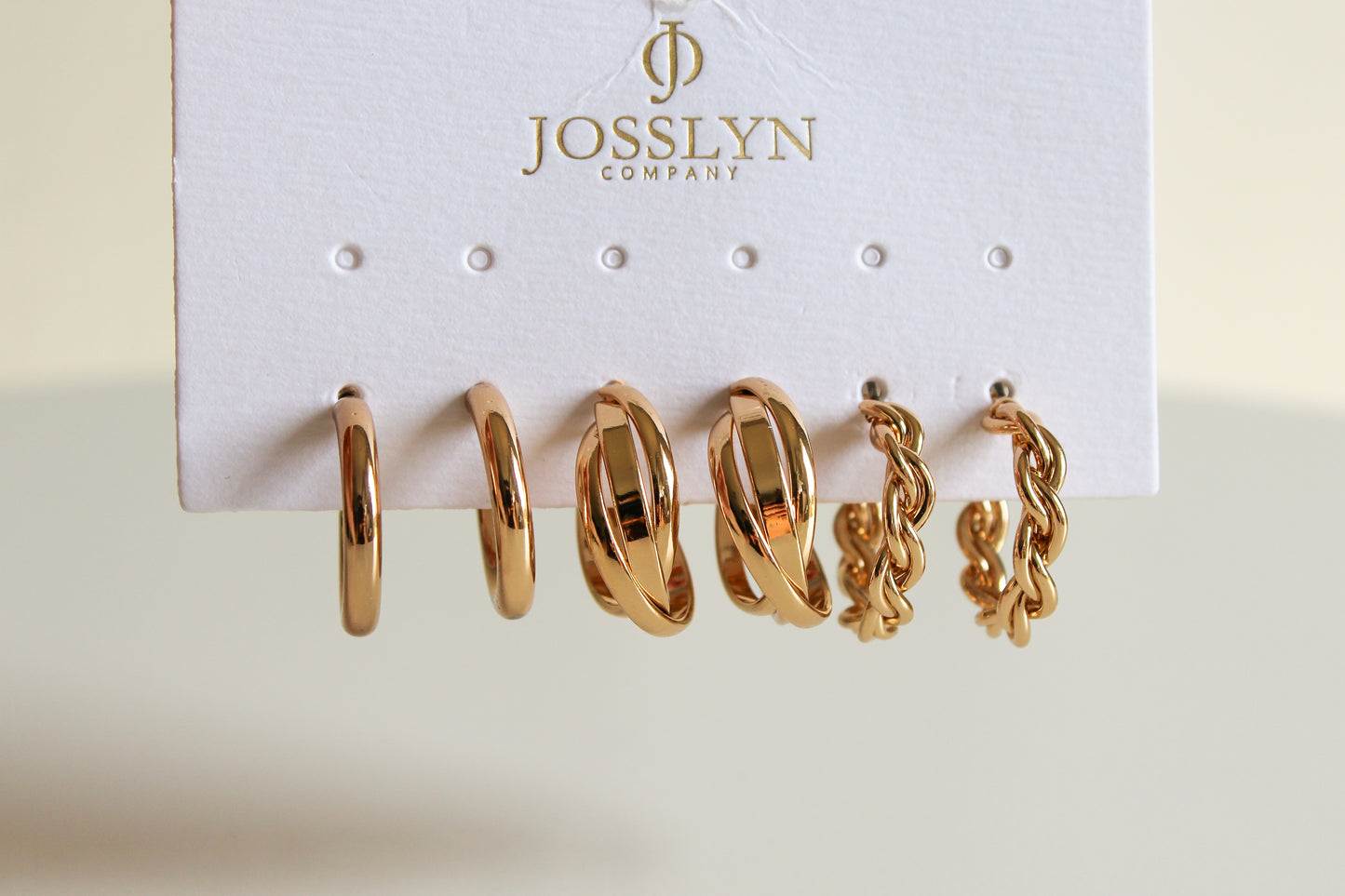 Tara Twisted Hoop Earring Set