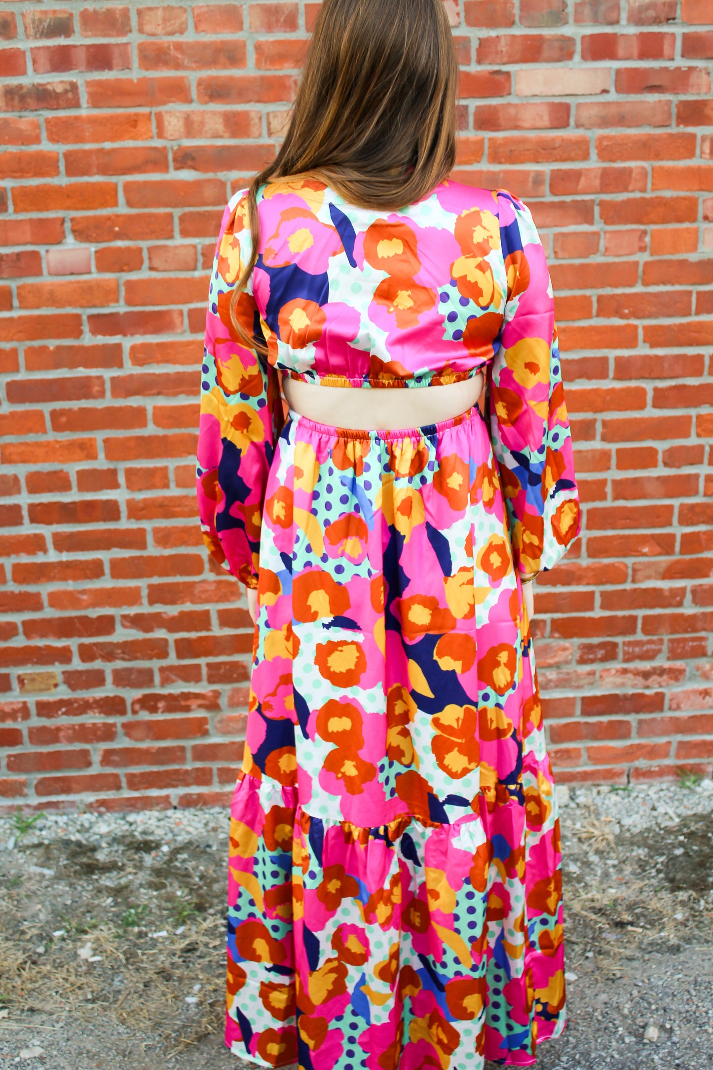 Alex Pattern Maxi Dress - Simply L Boutique