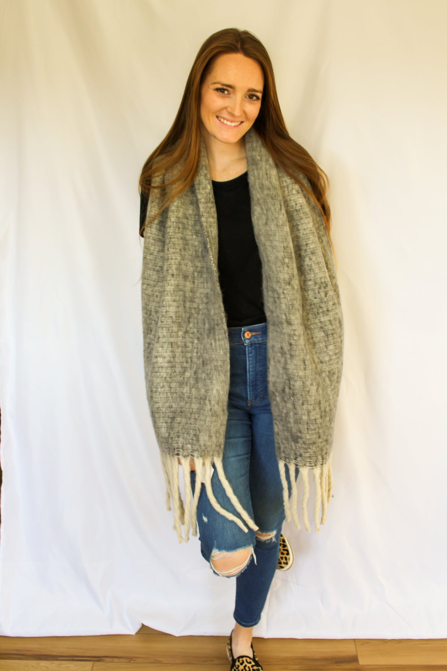 Black Scarf - Simply L Boutique