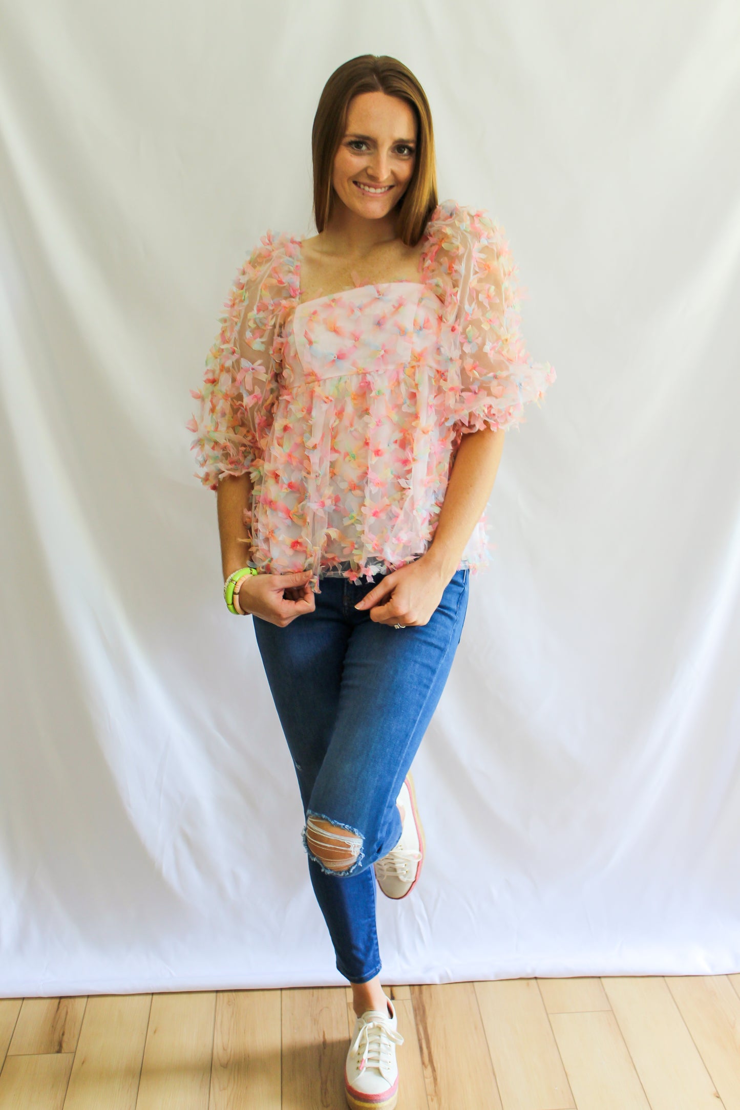 Evie Textured Top