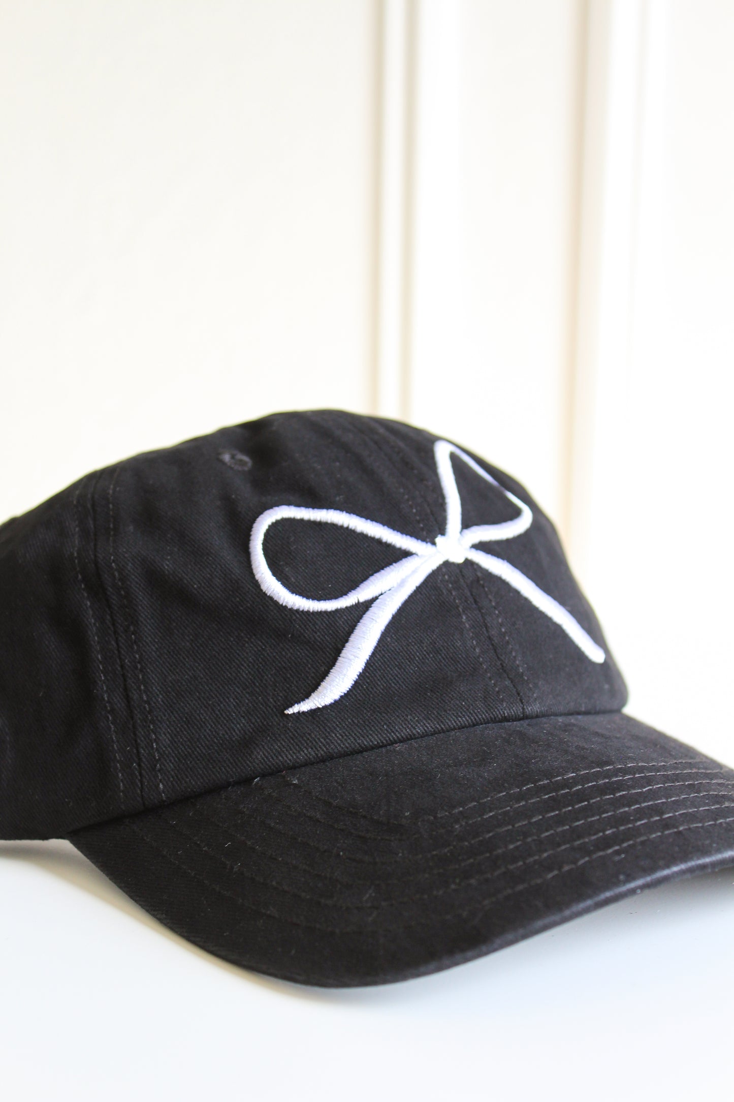 Georgie Bow Hat-Black