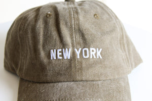 Vivian New York Hat-Vintage Olive