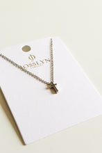 Load image into Gallery viewer, Mini Cross Necklace-Silver