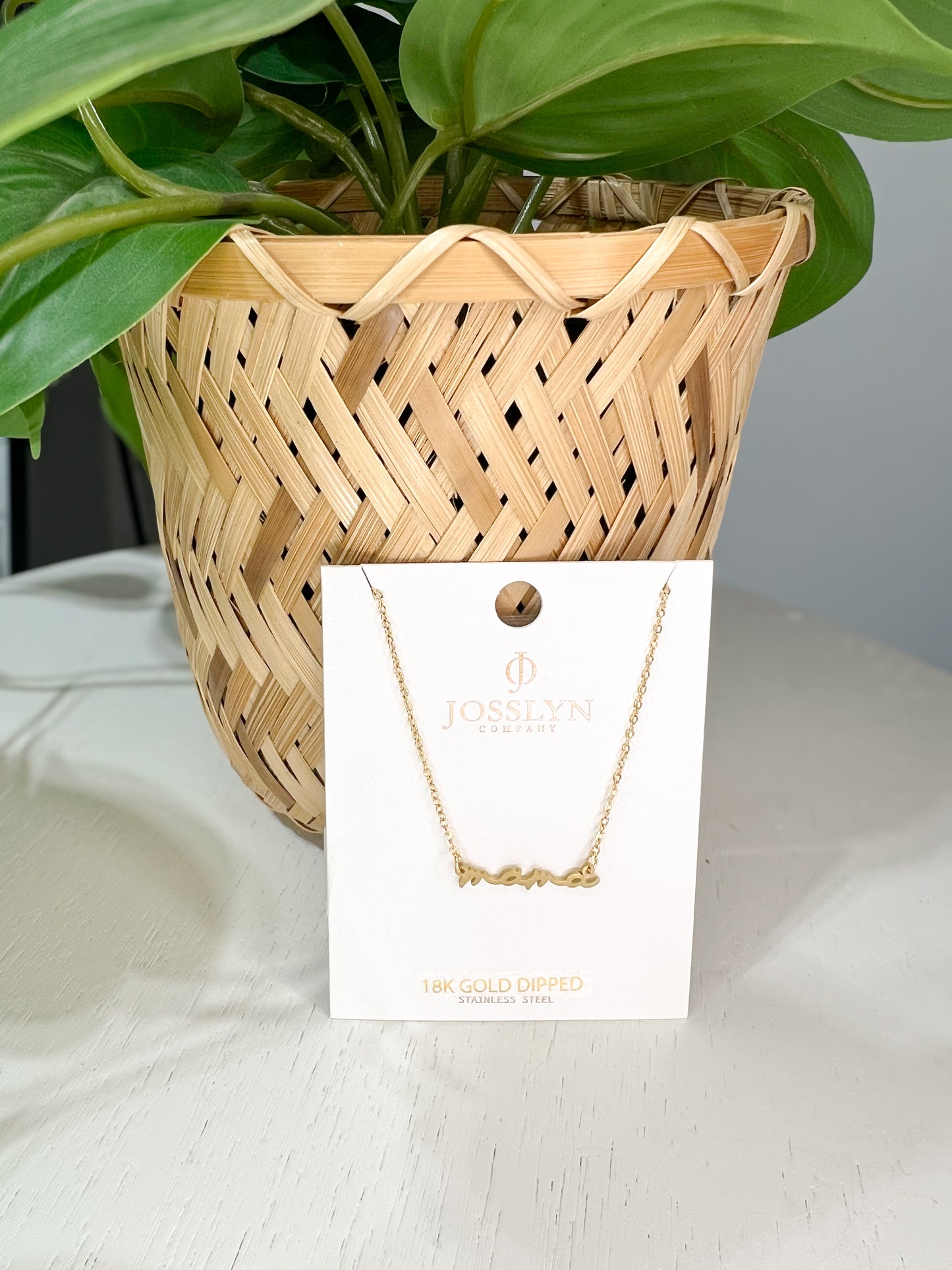 Script Mama Necklace
