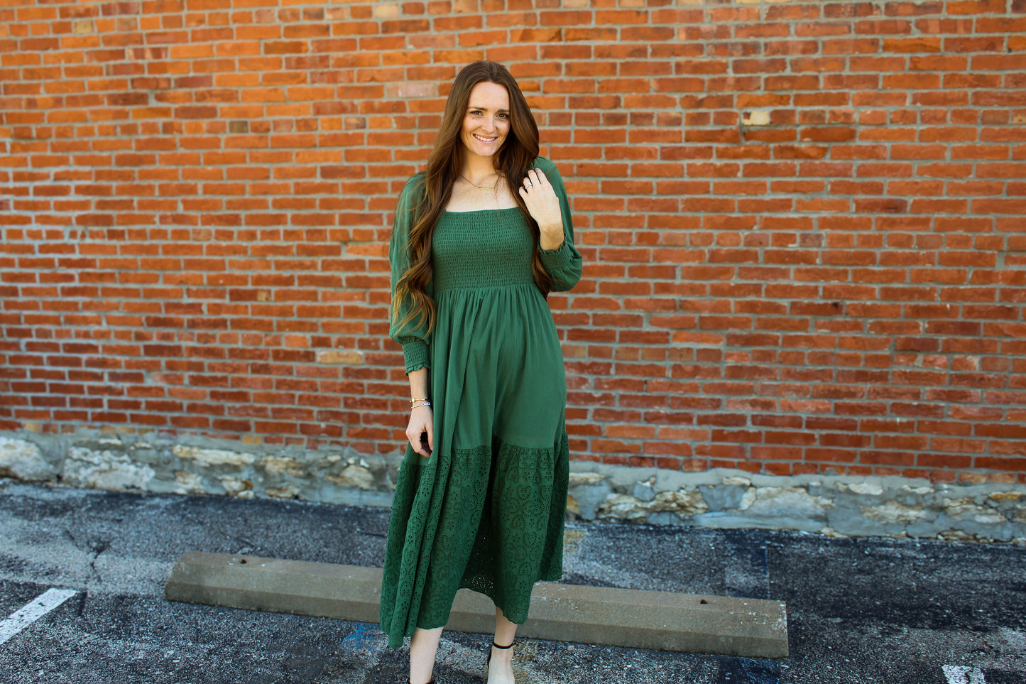 Aubree Square Neck Maxi Dress