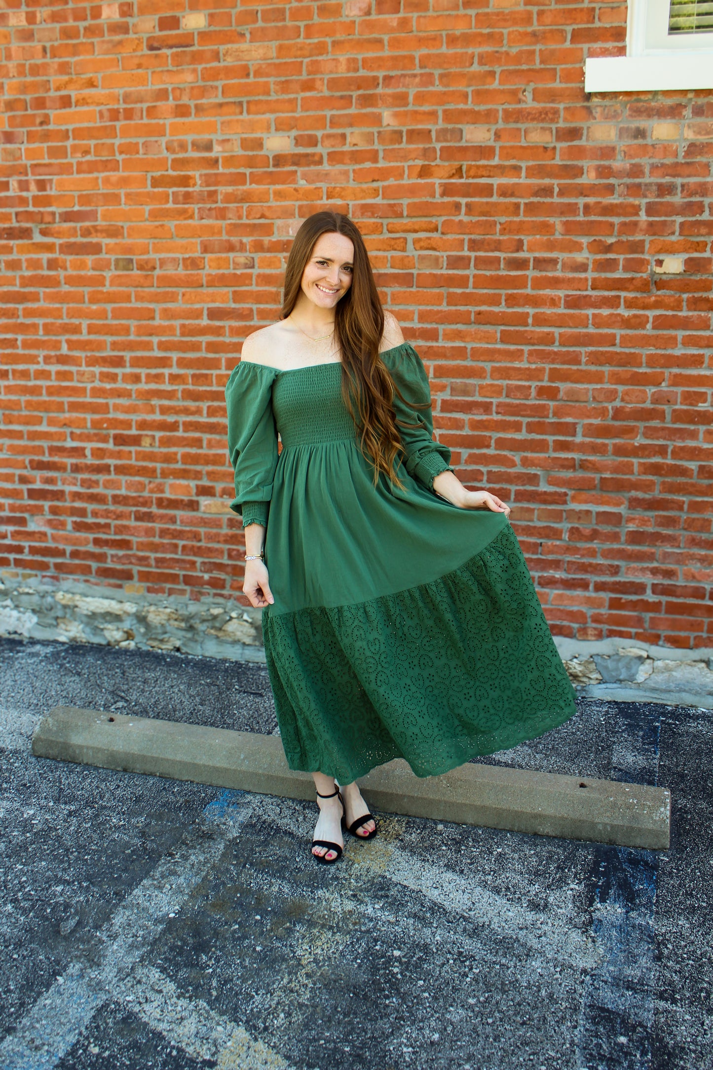 Aubree Square Neck Maxi Dress