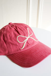 Georgie Bow Hat-Pink