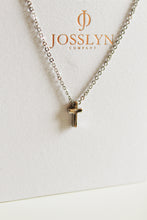 Load image into Gallery viewer, Mini Cross Necklace-Silver