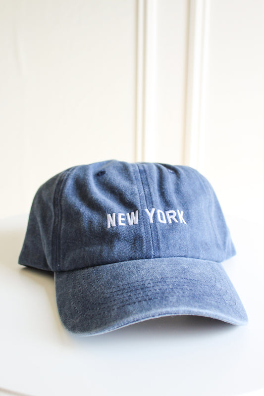 Vivian New York Hat-Vintage Denim