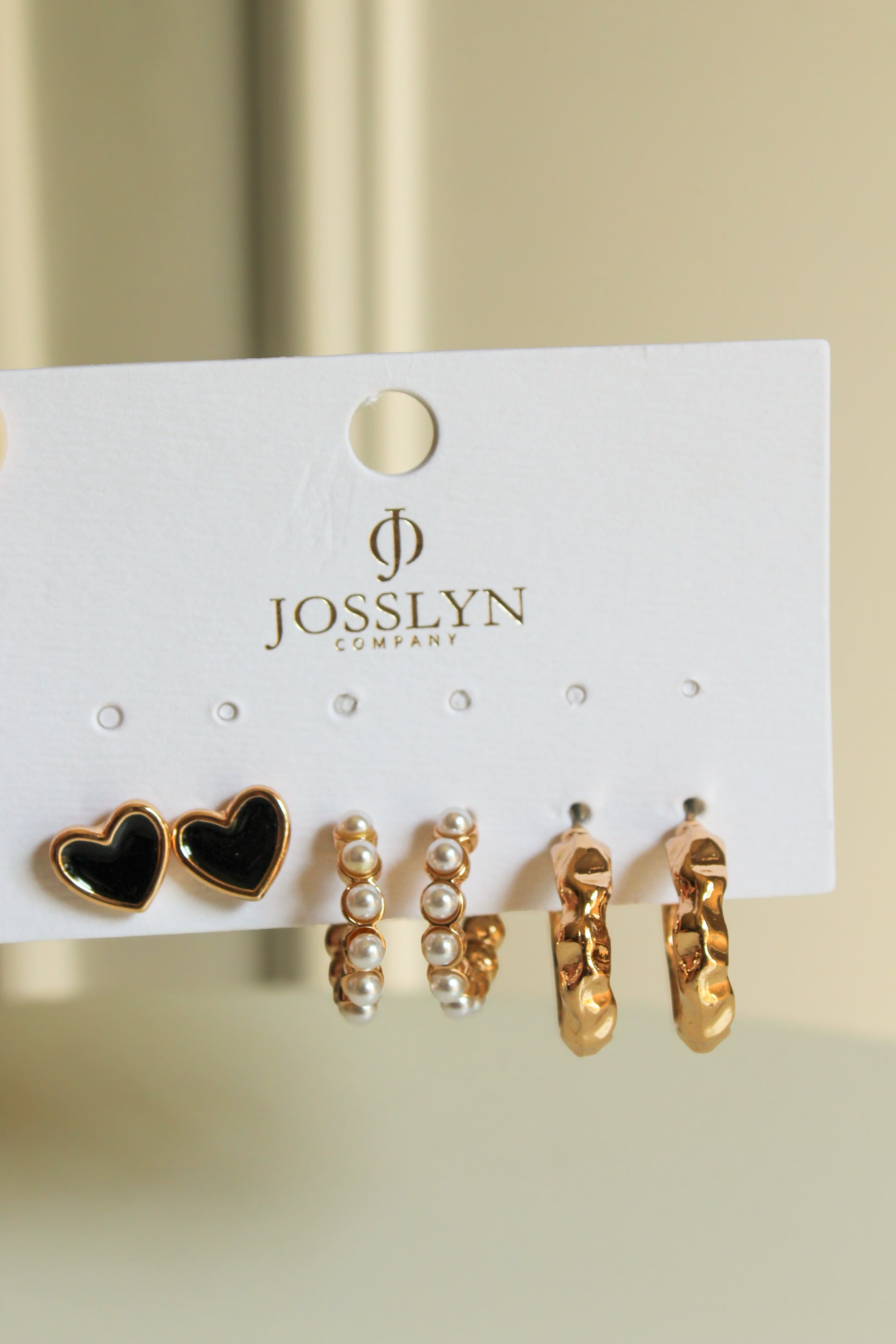 Heart Mini Huggie Trio Earring Set - Simply L Boutique