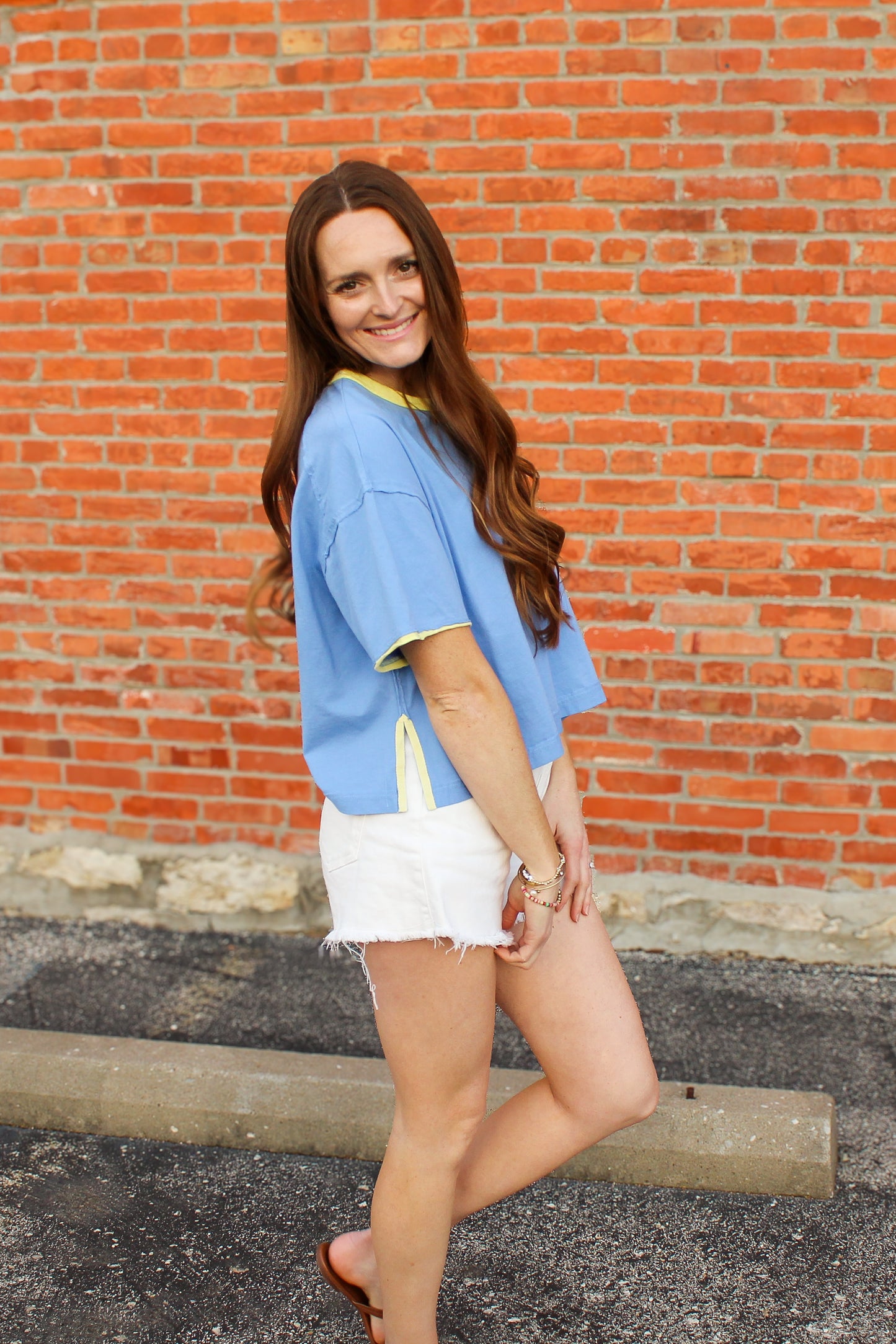 Amelia Contrast Top