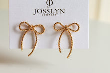 Load image into Gallery viewer, Rope Bow Earrings