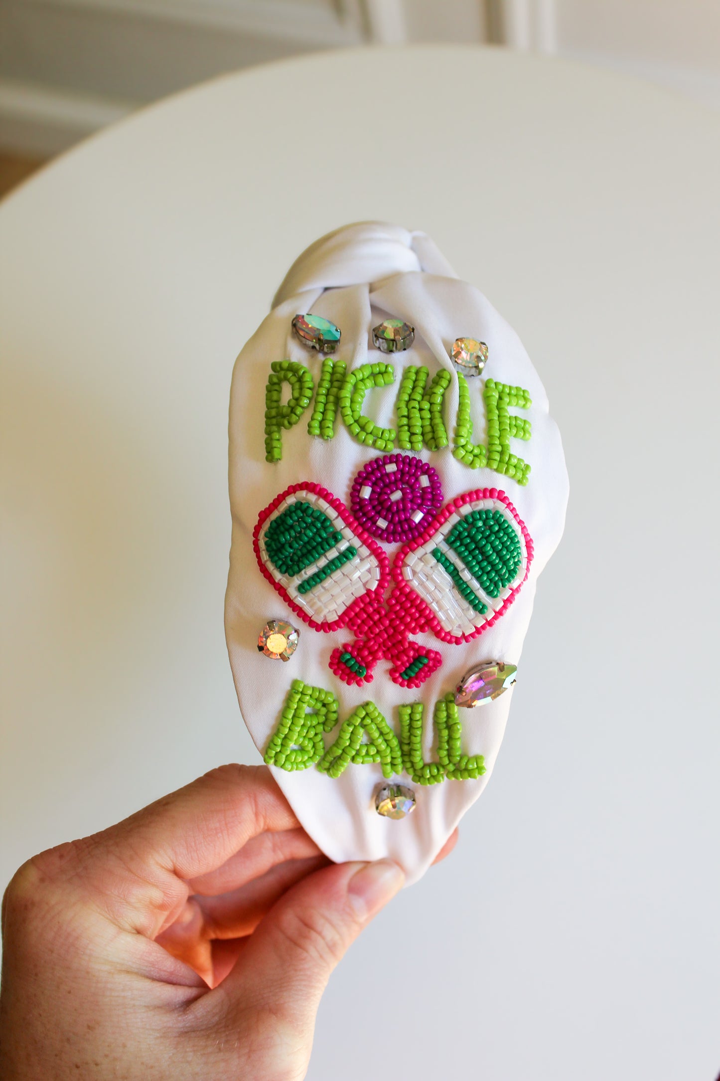 Pickleball Beaded Headband