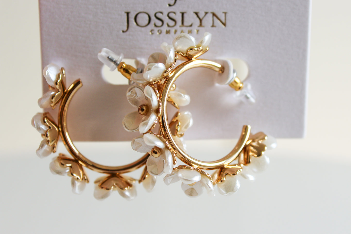 Kimberly Flower Hoops