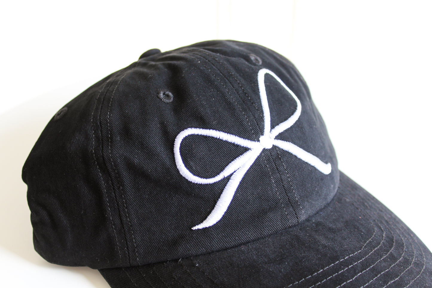 Georgie Bow Hat-Black