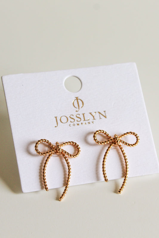 Rope Bow Earrings