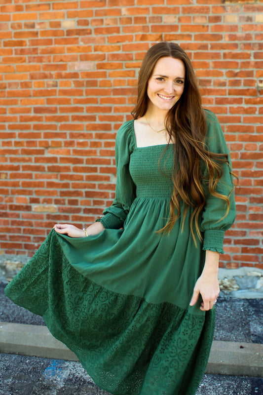 Aubree Square Neck Maxi Dress