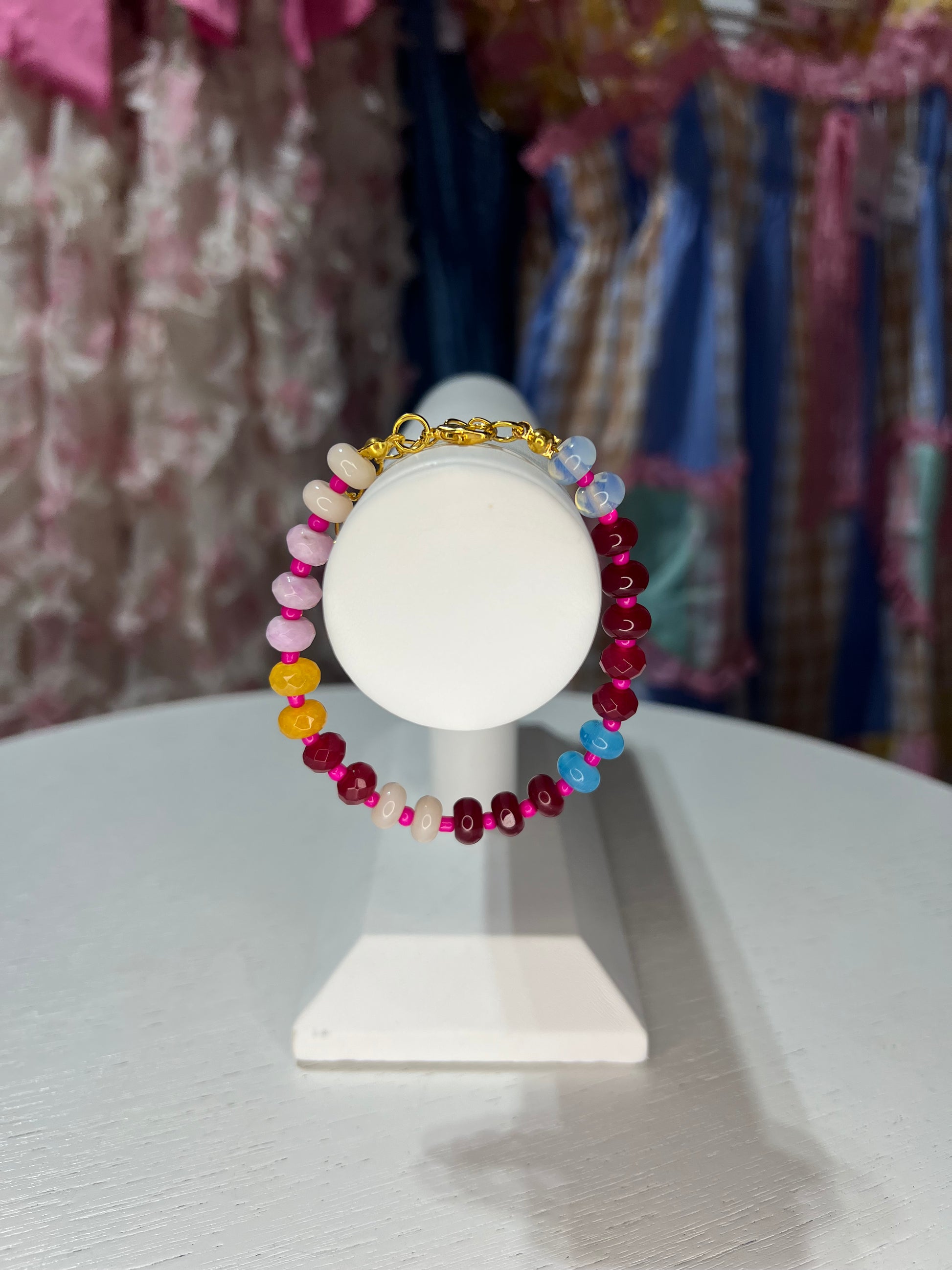 Ruby Beaded Bracelet - Simply L Boutique
