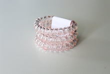Load image into Gallery viewer, Clear Light Pink Hair Ties - Simply L Boutique