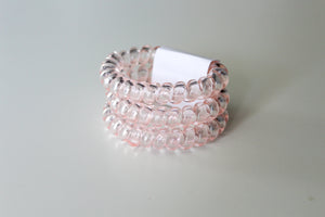 Clear Light Pink Hair Ties - Simply L Boutique