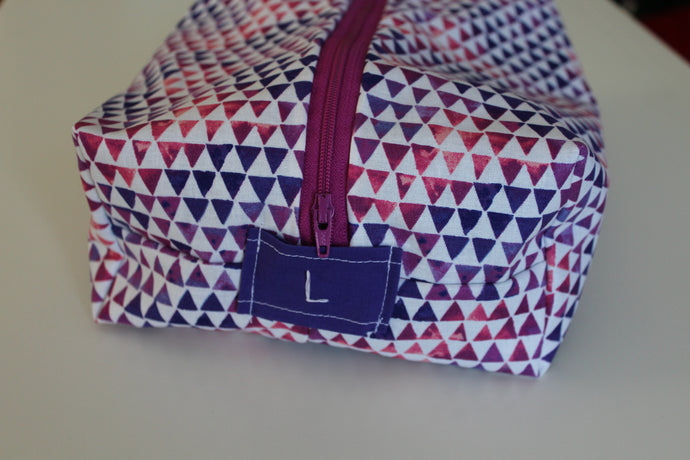 Purple Triangle Utility Bag - Simply L Boutique