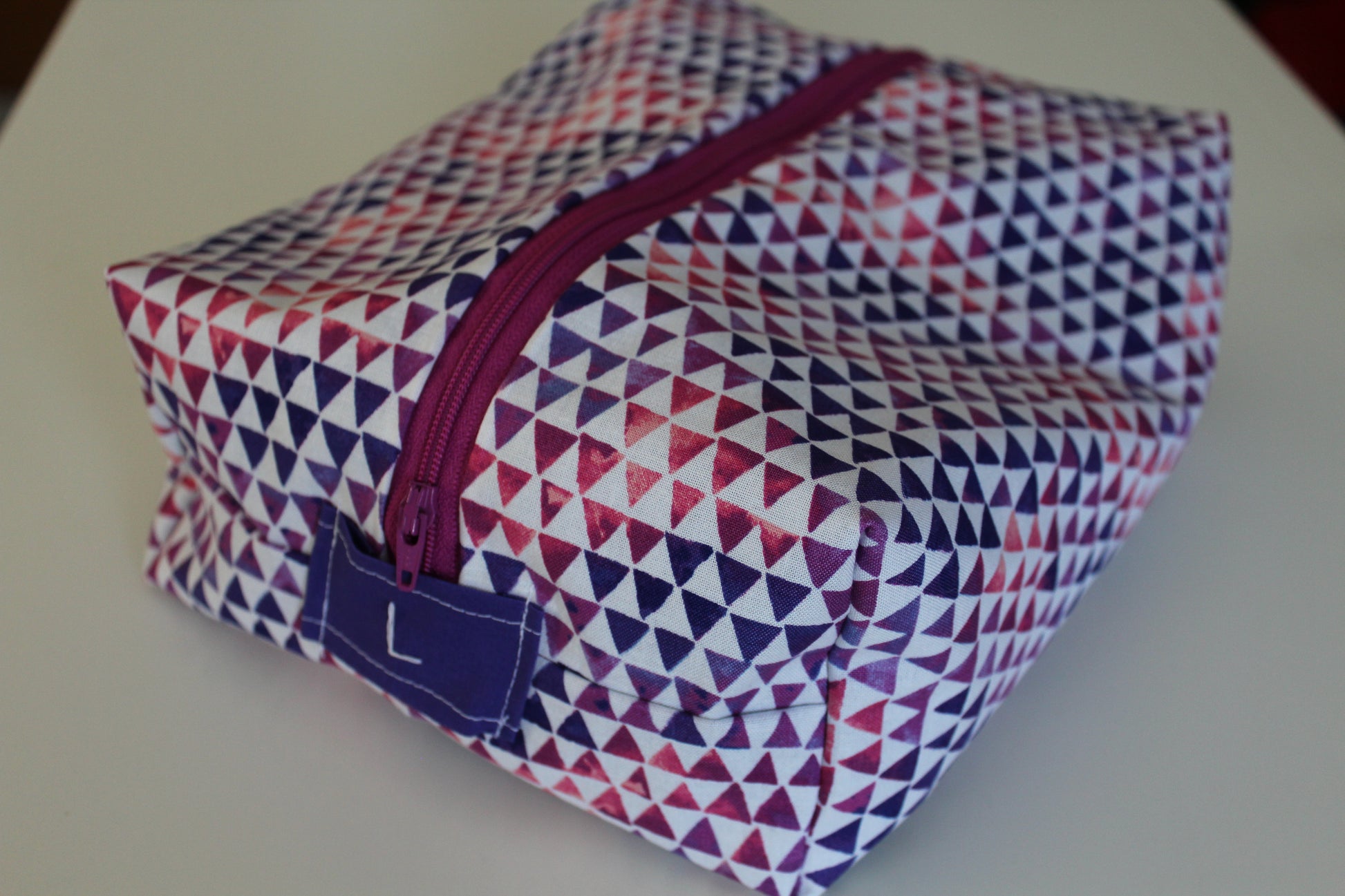 Purple Triangle Utility Bag - Simply L Boutique