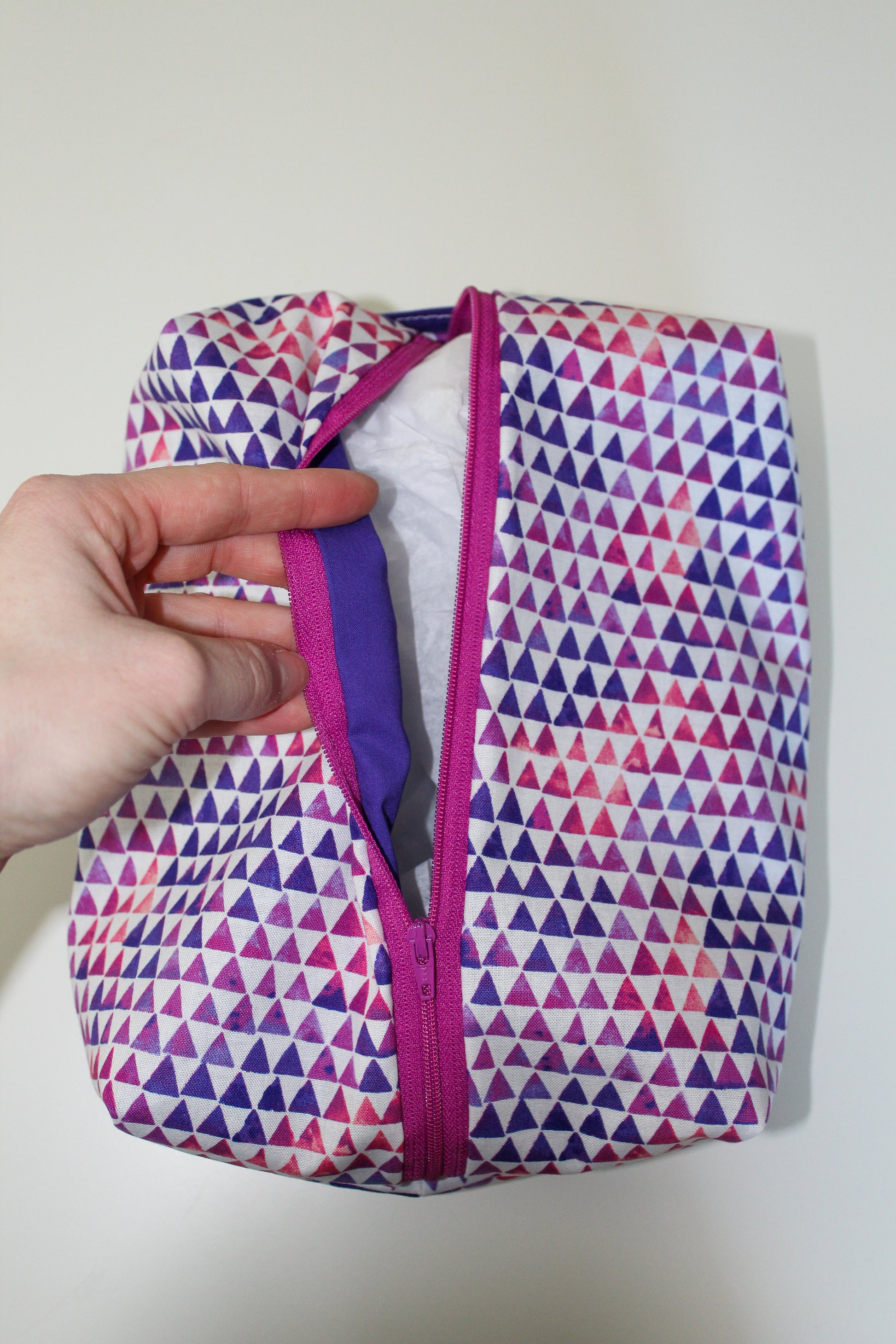 Purple Triangle Utility Bag - Simply L Boutique