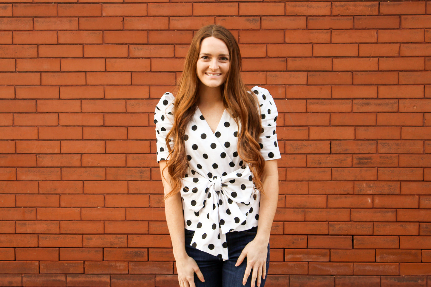 Dot To Dot Polka Dot Top - Simply L Boutique