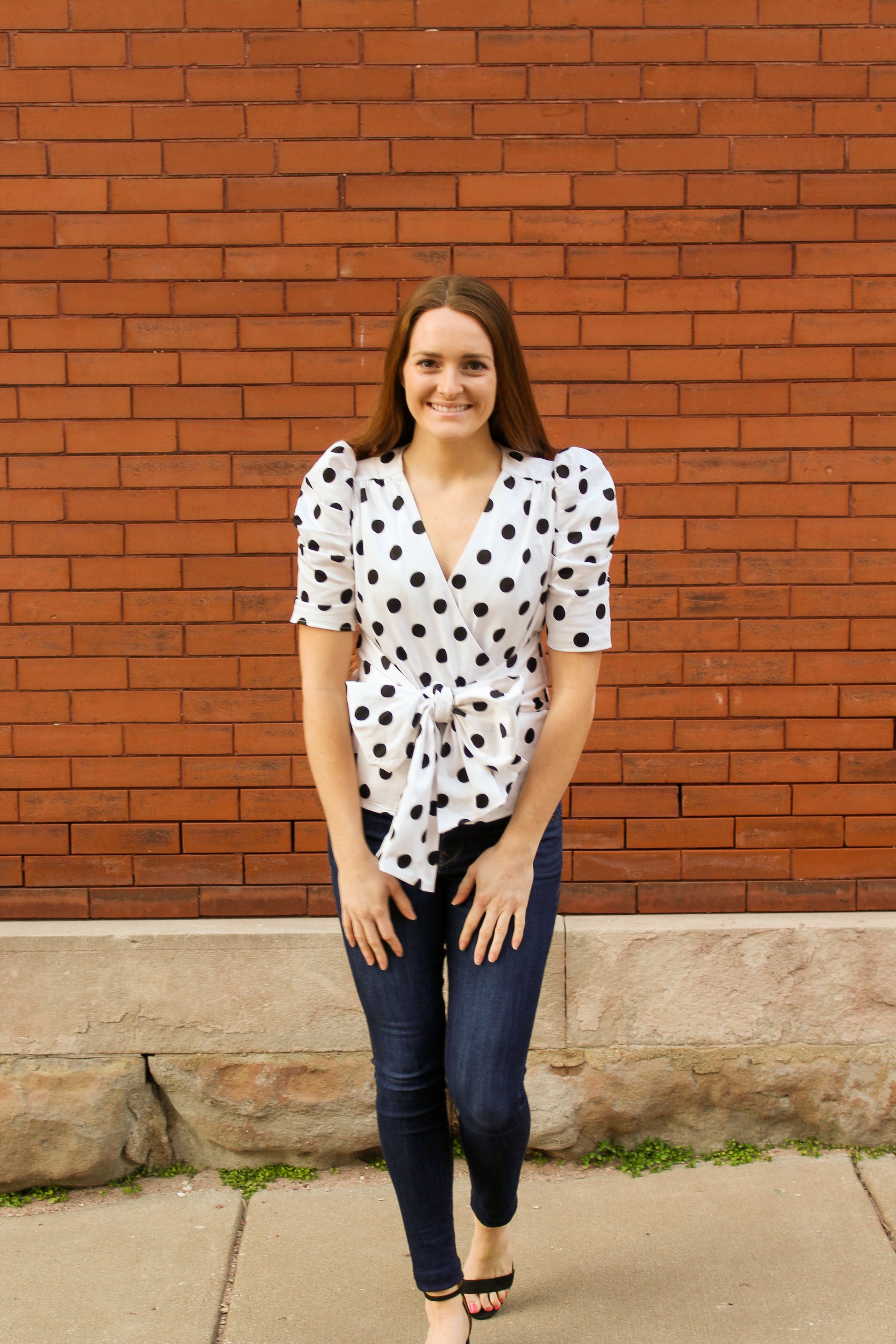 Dot To Dot Polka Dot Top - Simply L Boutique