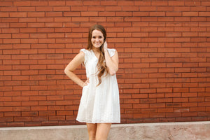 Eyelet Baby Doll Dress - Simply L Boutique