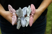Load image into Gallery viewer, Red Striped Scrunchie