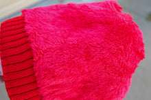 Load image into Gallery viewer, Red Pom Pom Beanie
