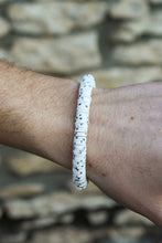 Load image into Gallery viewer, White &amp; Black Speckled Layer Bracelet