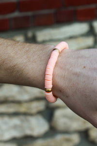 Pink Rainbow Layer Bracelet