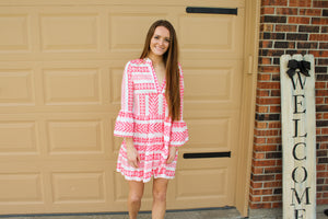 Pretty in Pink Tiered Dress