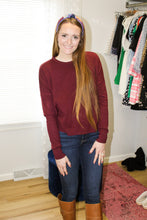 Load image into Gallery viewer, Maroon Sweater