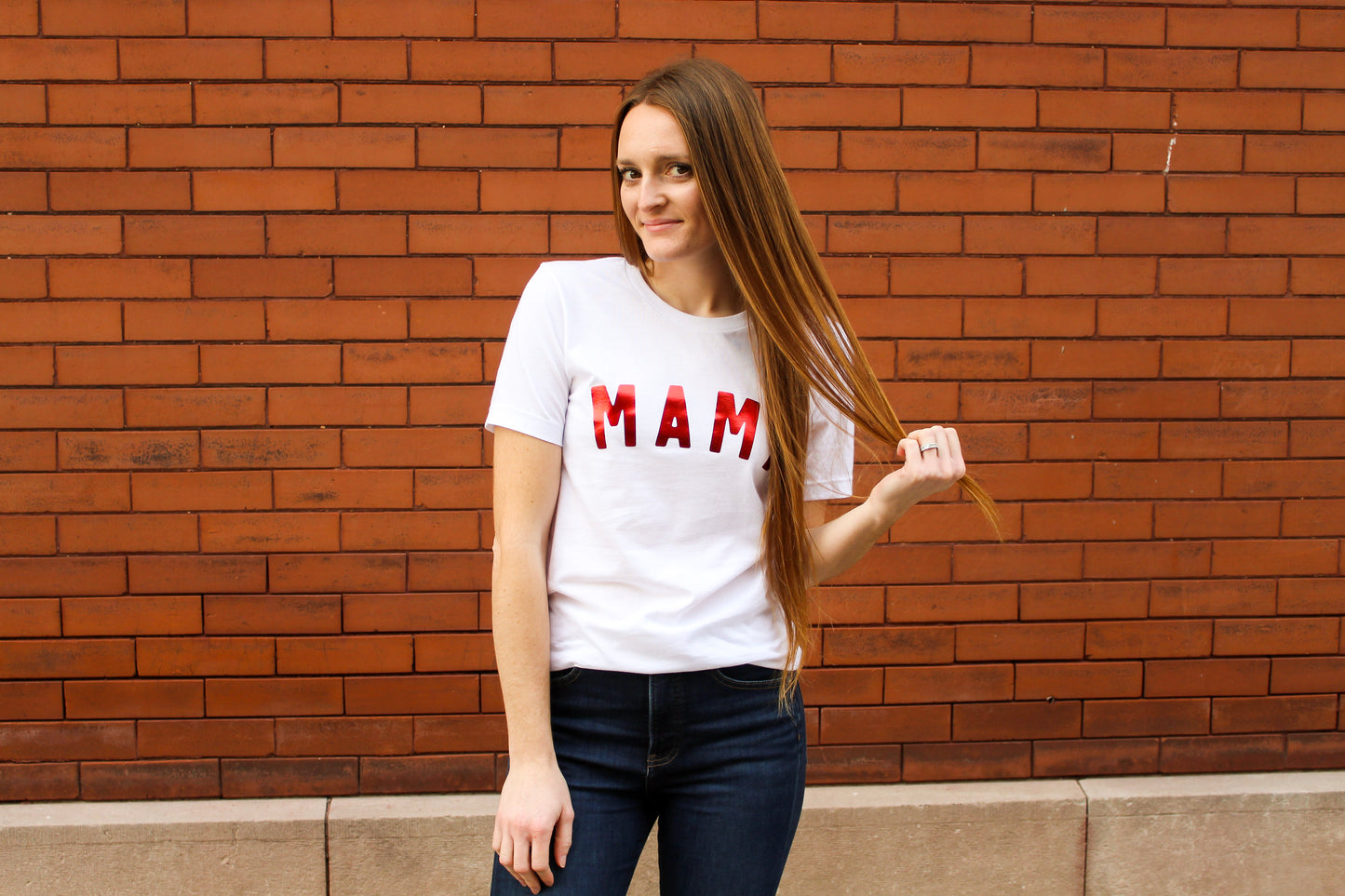 Mama Foil Graphic Tee