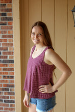 Load image into Gallery viewer, Dotted Berry Tank - Simply L Boutique