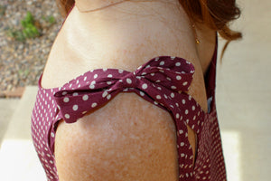Dotted Berry Tank - Simply L Boutique