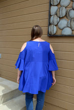 Load image into Gallery viewer, Cobalt Off the Shoulder Top (Plus) - Simply L Boutique