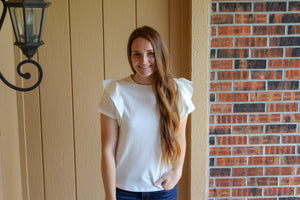 Frilly Ruffle Top - Simply L Boutique