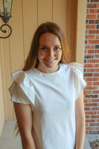 Frilly Ruffle Top - Simply L Boutique