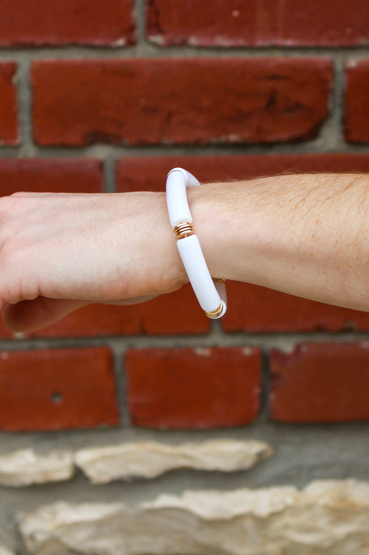 White & Gold Bracelet