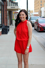 Load image into Gallery viewer, Red Ruffle Romper - Simply L Boutique