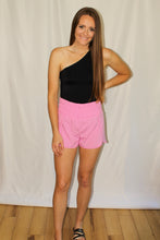 Load image into Gallery viewer, Taylor Orchid High Waisted Athletic Shorts