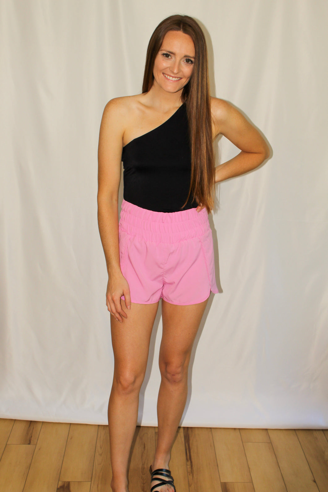 Taylor Orchid High Waisted Athletic Shorts