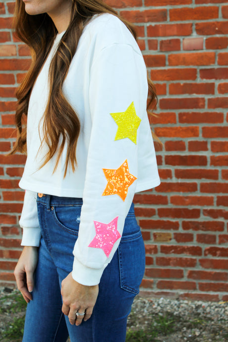 Stars in the Sky Cropped Sweater