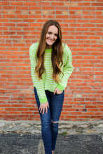 Load image into Gallery viewer, Blake Pattern Sweater (Lime)